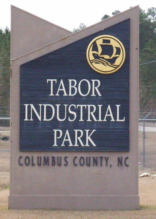 Industry Town of Tabor City North Carolina
