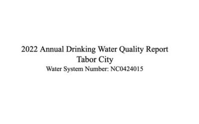 2022 Annual Drinking Water Quality Report Tabor City