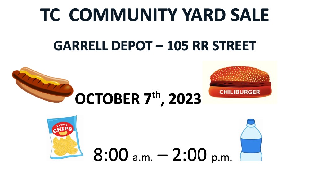 2023 community yard sale