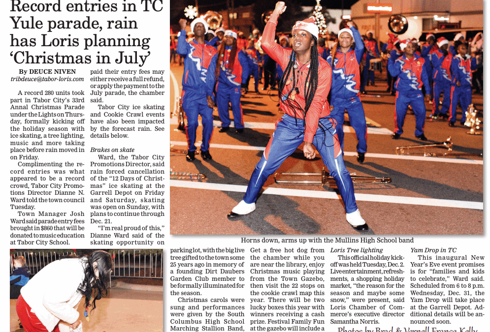 Town of Tabor City Celebrates Record-Setting Christmas Parade Success